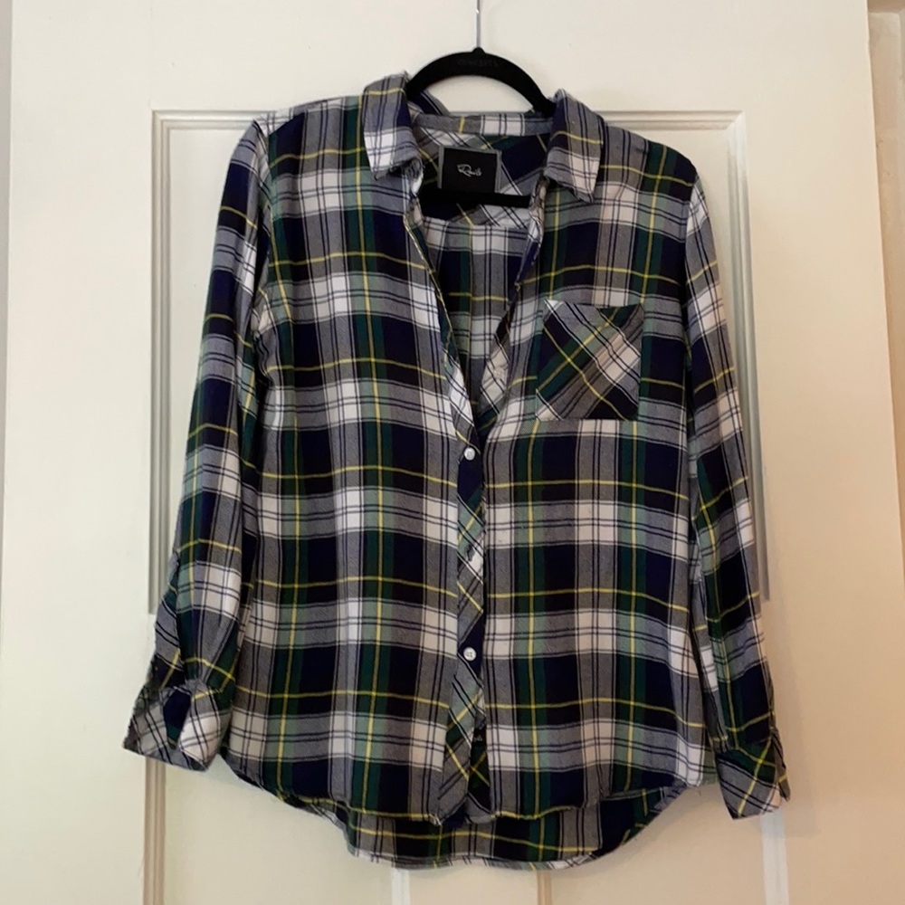 Rails Plaid Button Down